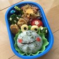 minch＊＊'s cooksnap of when they made ケロケロ♪カエルちゃんツインズ＊キャラ弁.