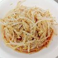 海そ～めん's cooksnap of when they made もやしとちくわのピリ辛ナムル.