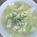 バジルル's cooksnap of when they made ♡☆残り白菜で♪ベーコンの卵とじスープ.
