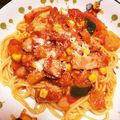 haachan14's cooksnap of when they made ★夏野菜のトマトパスタ★.