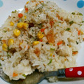 かわはぎﾛｰﾙ's cooksnap of when they made ピラフ風♪エビの炊き込みご飯.