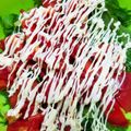 ＊ゆかまる＊'s cooksnap of when they made トマトと水菜のポン酢マヨサラダ.