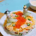 クック7QN7CD☆'s cooksnap of when they made 七夕ちらし寿司ケーキ.