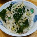 くまちーこ's cooksnap of when they made 簡単一品♡もやしとワカメと胡瓜のナムル.