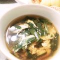 柚子嬢's cooksnap of when they made ＊卵とにらのスープ＊.