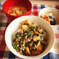 komugiko4's cooksnap of when they made 茄子のはさみ揚げ(´∇｀*)おろし煮✿.