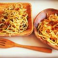 komugiko4's cooksnap of when they made ピリ辛ツナと玉ねぎのスパゲティ.