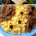 めるめるっちっち's cooksnap of when they made 七夕☆天の川そぼろ弁当.