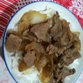 IloveJP's cooksnap of when they made 【基本の和食】牛丼。.
