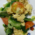 クックCLS1W9☆'s cooksnap of when they made 使い切り！レタスとトマトの卵炒め.