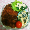 おまめちゃん♥️'s cooksnap of when they made 簡単 豚カツ.