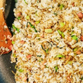 kayosanta's cooksnap of when they made 息子大好き！ごぼうとベーコンの和風炒飯！.