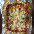 少年探偵団大食い担当's cooksnap of when they made ウマウマ☆うどんピザ☆.