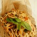 yossiey's cooksnap of when they made 簡単バジルソースで本格的パスタ.
