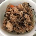 sakimi☆'s cooksnap of when they made 鶏ひじきの炊き込みご飯.