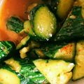 ちぃ0808's cooksnap of when they made ご飯にあうピリ辛きゅうり.