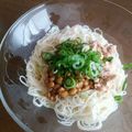 麻's cooksnap of when they made 簡単♬納豆とツナのぶっかけそうめん♬.