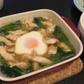 クックMPR1X0☆'s cooksnap of when they made ほうれん草とささ身の卵ココット.
