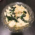 うりこ☆'s cooksnap of when they made 超簡単！朝食にも♪豆腐とワカメの白和え.