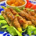 かたかたこ's cooksnap of when they made 豚モモ肉で♪アスパラの肉巻き.