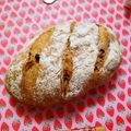 komutatata's cooksnap of when they made 全粒粉50%の胡桃パン♪.