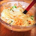 komugiko4's cooksnap of when they made 柚子胡椒✿オクラ納豆のあったかうどん.