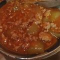 タニスィー's cooksnap of when they made ご飯がすすむ♪スイカの皮で麻婆風.