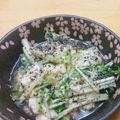 ⭐★ゆき★⭐'s cooksnap of when they made 材料3つで!!簡単豆腐と水菜の絶品サラダ.
