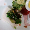 komifu's cooksnap of when they made ご飯に♪冷奴に♪塩昆布&おかか&オクラ.