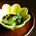kebeibiko's cooksnap of when they made 酢オクラで＊ふわとろ～酢の物.