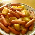4児のパパ's cooksnap of when they made ジャガイモとウインナーのチーズ焼き.