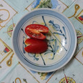 イチゴ、イチゴ。's cooksnap of when they made 無塩！簡単！トマトのバルサミコおひたし.