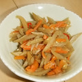 きらり流れ星's cooksnap of when they made 甘さひかえめ きんぴらごぼう.