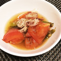クックI3R7L1☆'s cooksnap of when they made トマトとオクラの★おひたし.