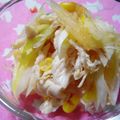 さとよこ's cooksnap of when they made 居酒屋の味？ささみとネギのピリ辛ナムル◎.