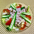 にきけん's cooksnap of when they made 我が家の定番♪もりもり冷しゃぶサラダ.