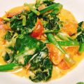 くうもん's cooksnap of when they made 簡単！ほうれん草とトマトのチーズ炒め.