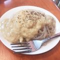 oxMiYUxo's cooksnap of when they made ZENパスタ☆卵なし白滝カルボナーラ♪.