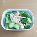 つうな's cooksnap of when they made きゅうりとラー油の漬け物.