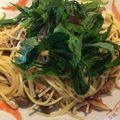 料理samurai's cooksnap of when they made 梅肉ときのこの蒸しパスタ.