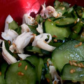 クックLILY's cooksnap of when they made 作り置き可◎きゅうりと胸肉の柚子ごま和え.