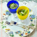 sakuraロゼット's cooksnap of when they made きゅうりとしらすのもずく酢和え☆.