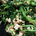 なにぬね68's cooksnap of when they made ★つまみ菜のお浸し★揚げ玉入り♪.