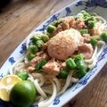 すももの枝's cooksnap of when they made 鳥モモとオクラのさっぱりひやうどん.