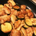 ちぇ♪'s cooksnap of when they made ナスとズッキーニのチキンバルサミコ炒め.
