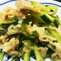 つね王's cooksnap of when they made 簡単！ツナとキュウリと大葉の胡麻サラダ＊.