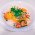 クックQMDH2B☆'s cooksnap of when they made 豚肉と夏野菜のピリ辛炒め돼지고기볶음。.