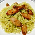 ゆちゃん☆ゆちゃん's cooksnap of when they made 簡単バジルソースで本格的パスタ.