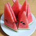 ＊たけのこ里＊'s cooksnap of when they made みんな真ん中♪スイカの切り方.