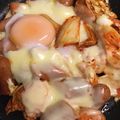 余麩胡's cooksnap of when they made 簡単おつまみ！ウインナーエッグキムチーズ.